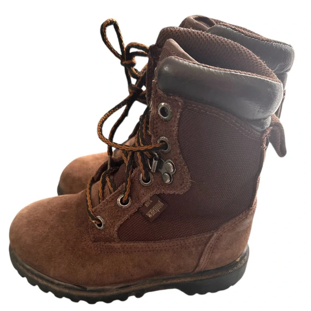 Youth Size 11 Red Head Thinsulate 100% Waterproof Boots Brown Kids Hunting Lace